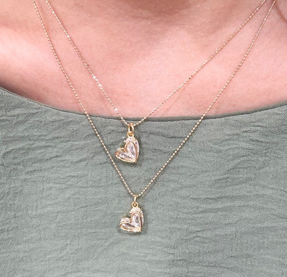 Cristal Heart Necklace