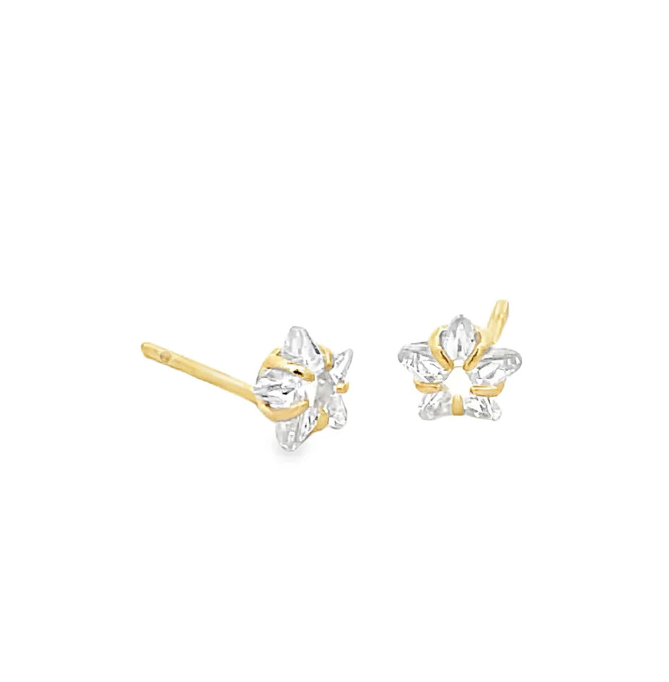 Mini Star Zirconia Studs