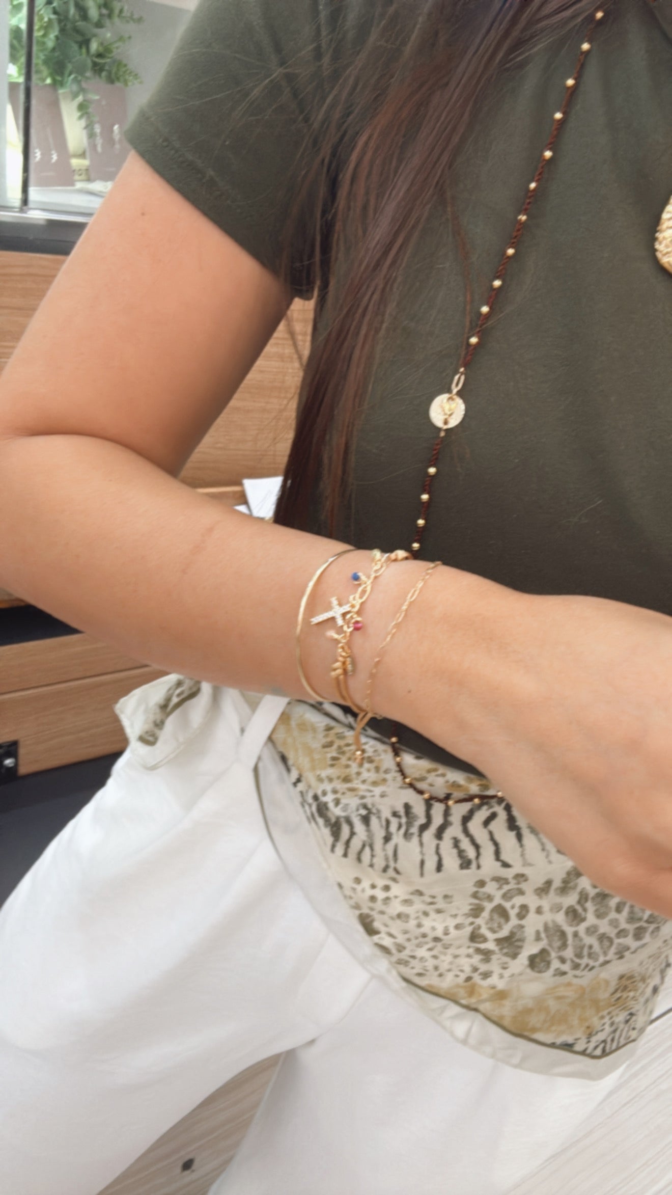 Cross beaded Bracelet