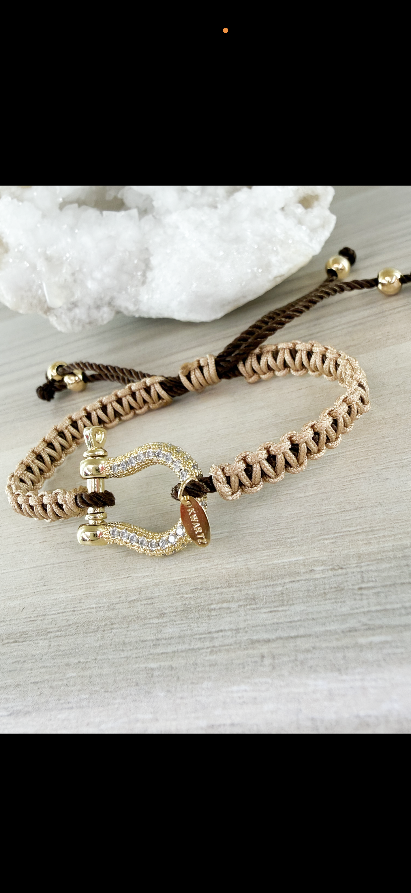 Alma Zirconia Bracelet (Brown)