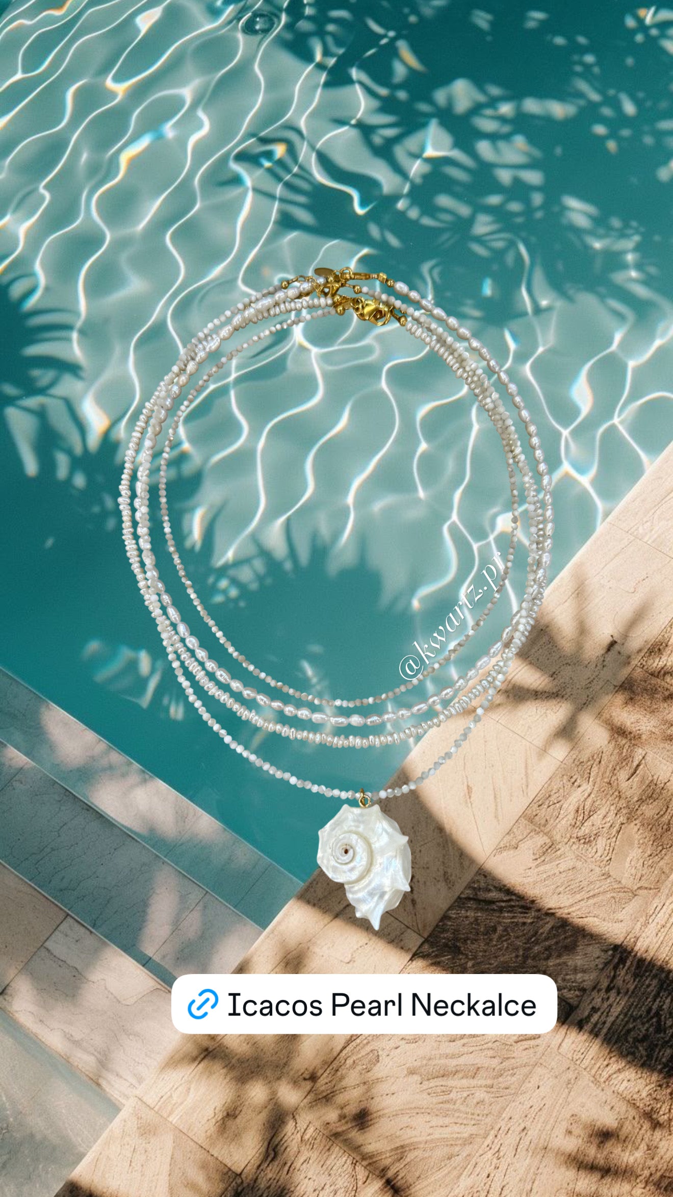 Icacos Pearl Necklace (set 4)