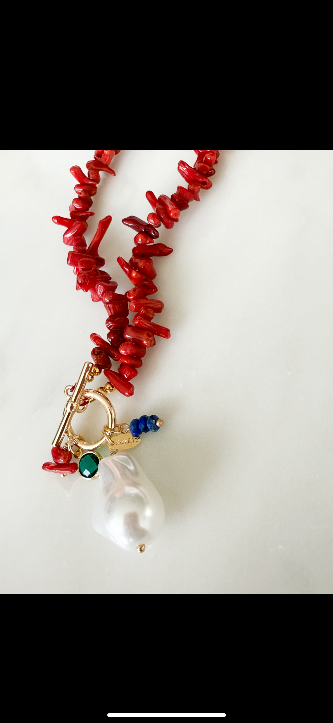 Red Sea Coral Necklace