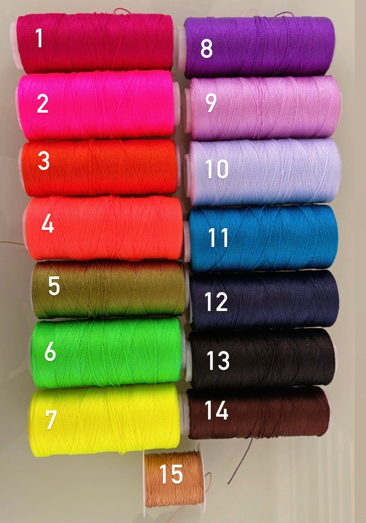 Mini ball macramé
