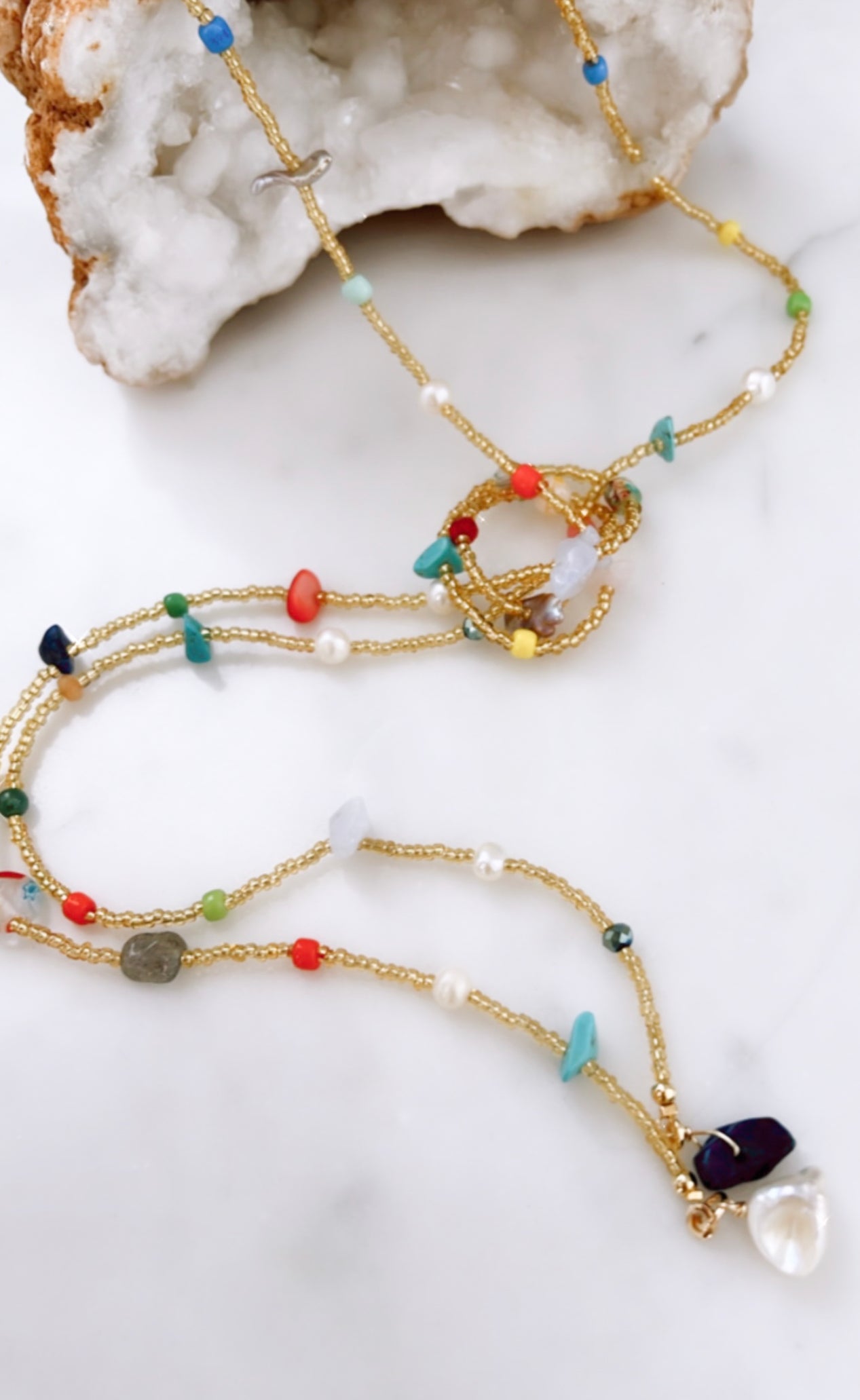 Viviette Long Necklace