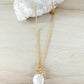 Coin Pearl Necklace