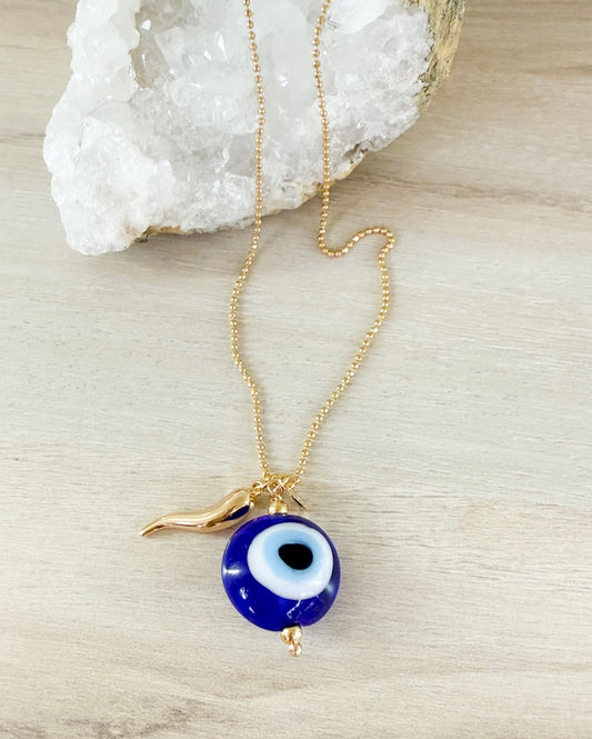 Ojo Turco & Chilli Necklace