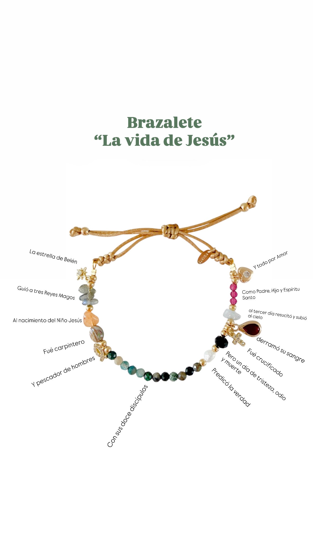 La vida de Jesús Bracelet