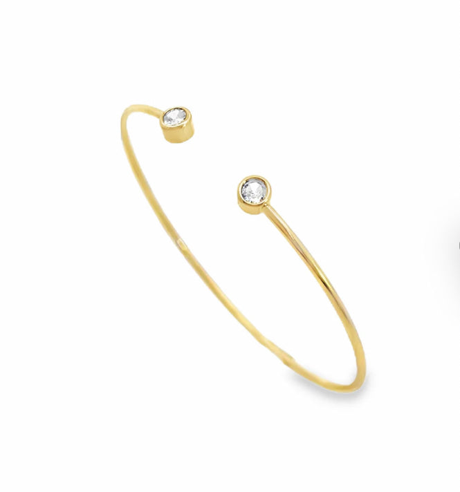 Cz cuff Bangle