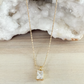 Square Zirconia Necklace