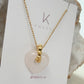 Dulce Amor Necklace (cuarzo Rosa)