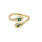 Snake Green Ring