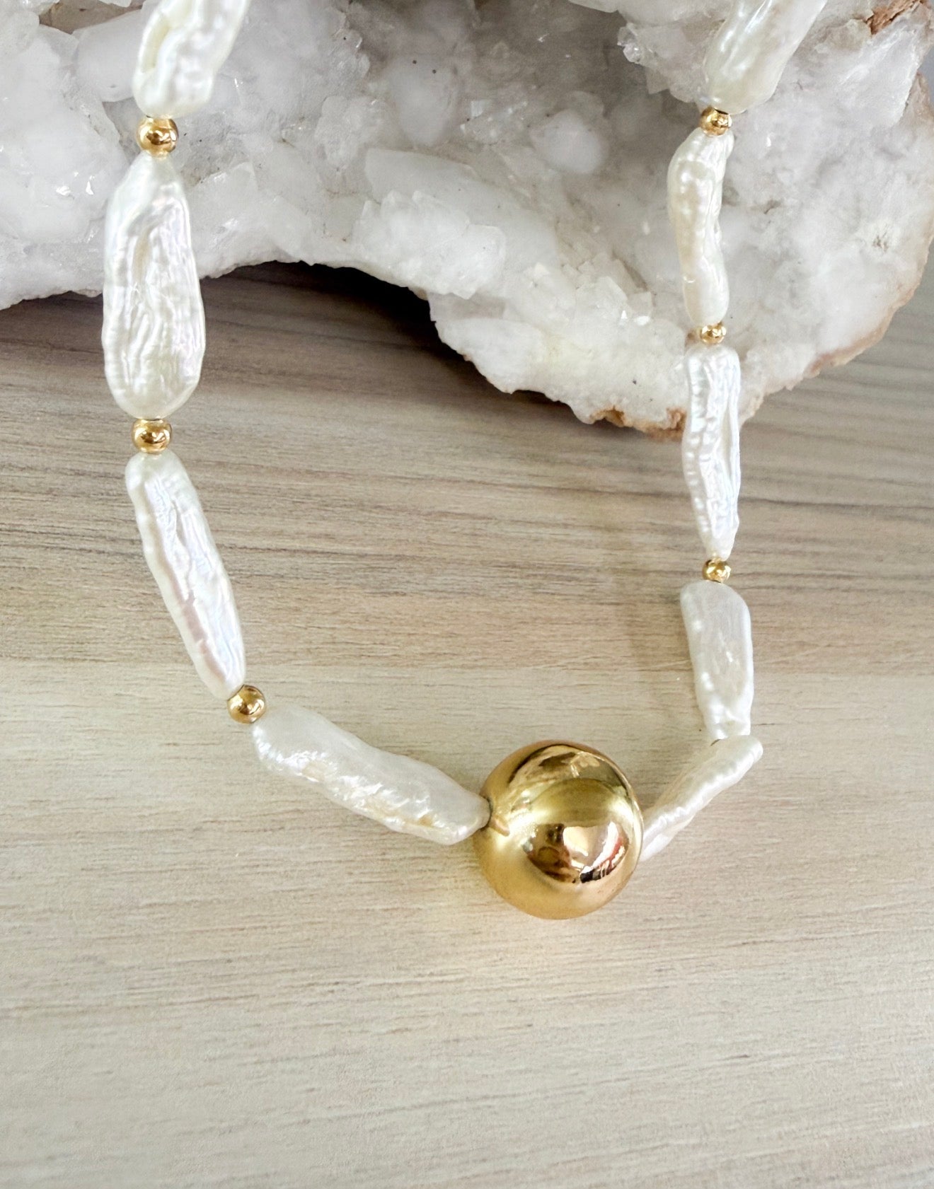 Celeste Barroque Pearl Necklace