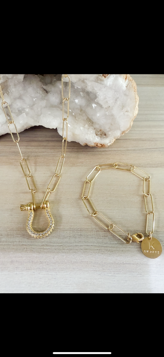 Alma Zirconia Set Necklace & Bracelet