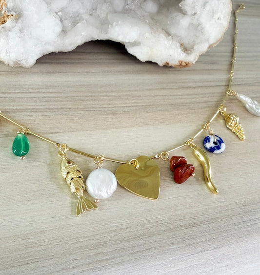 Loretta charms Necklace