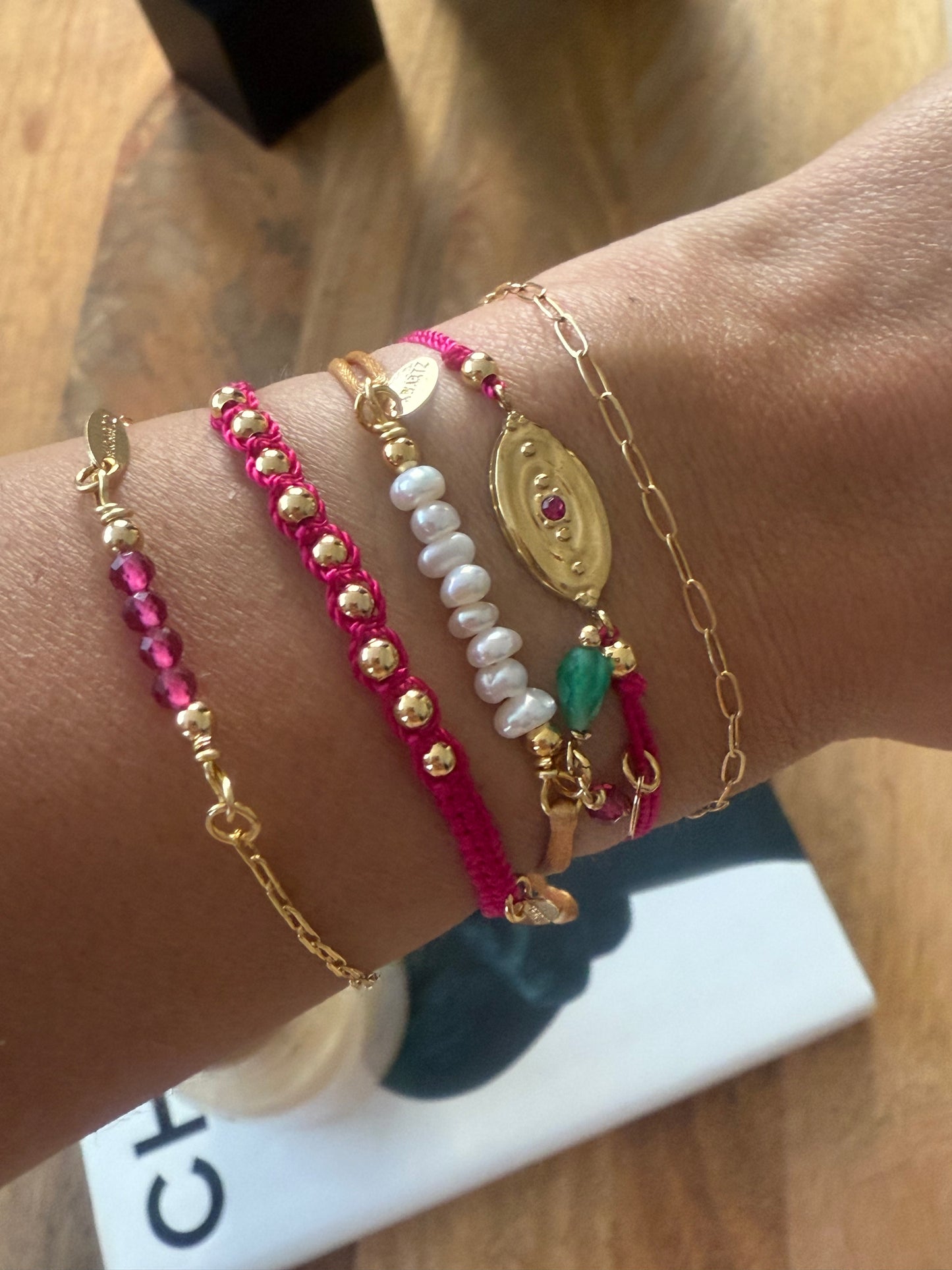 Fucsia Cristal Bracelet