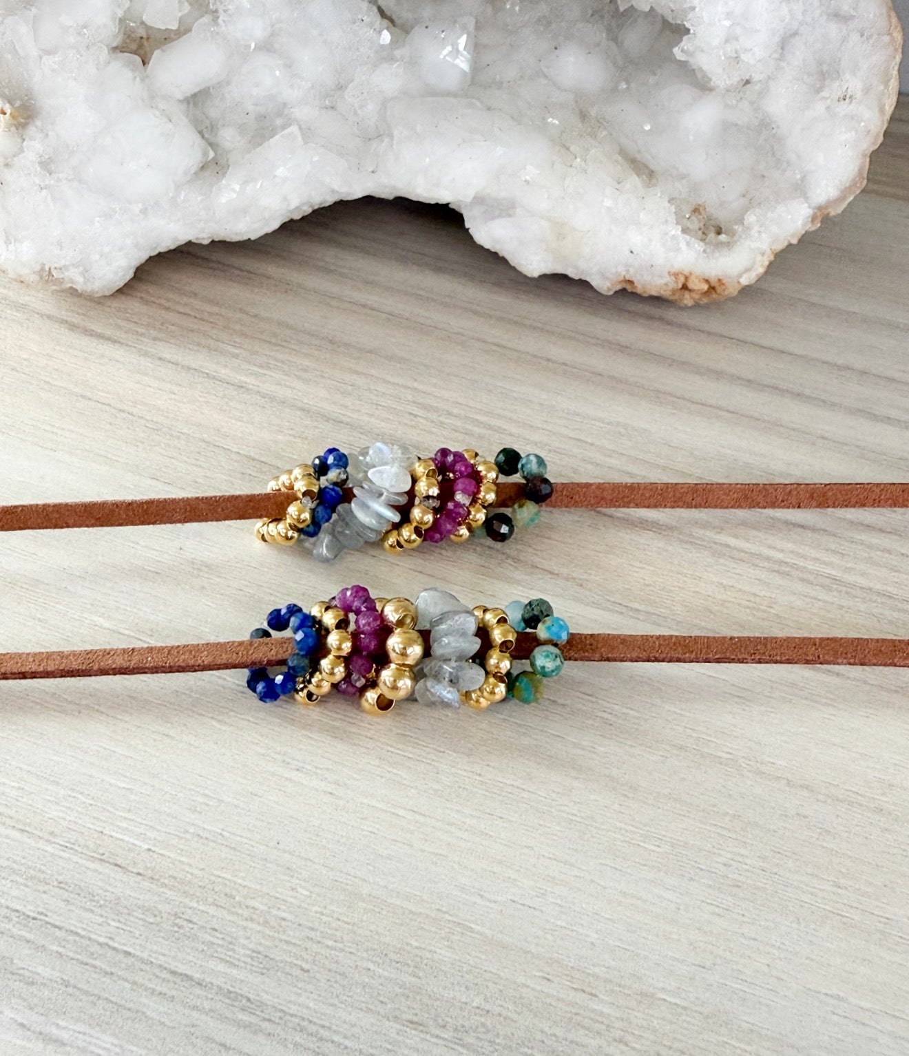 Puglia Donut Gemstones Necklace