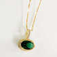 Sandy Emerald Necklace