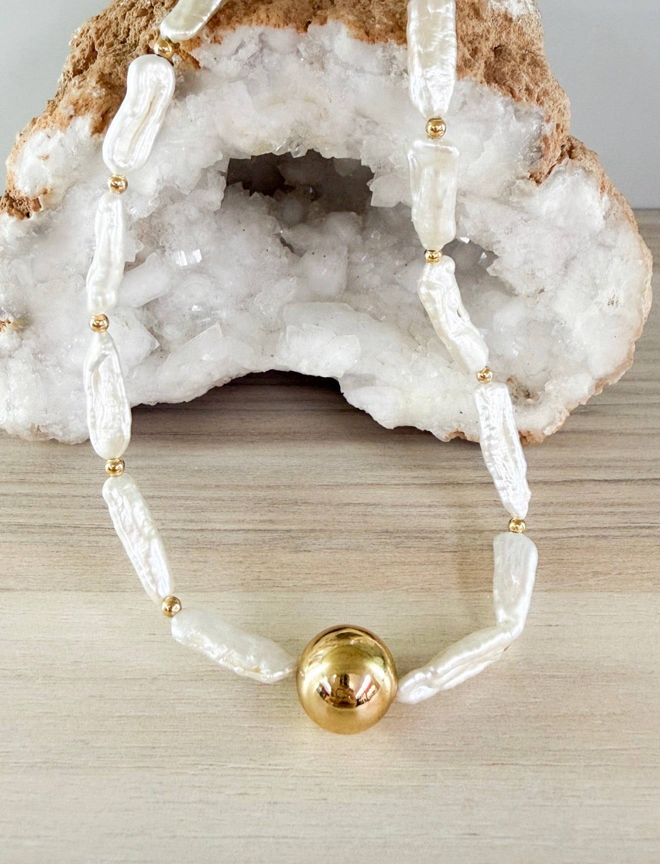 Celeste Barroque Pearl Necklace