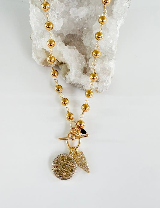 Benito ball Necklace