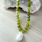 Camelia Green Necklace