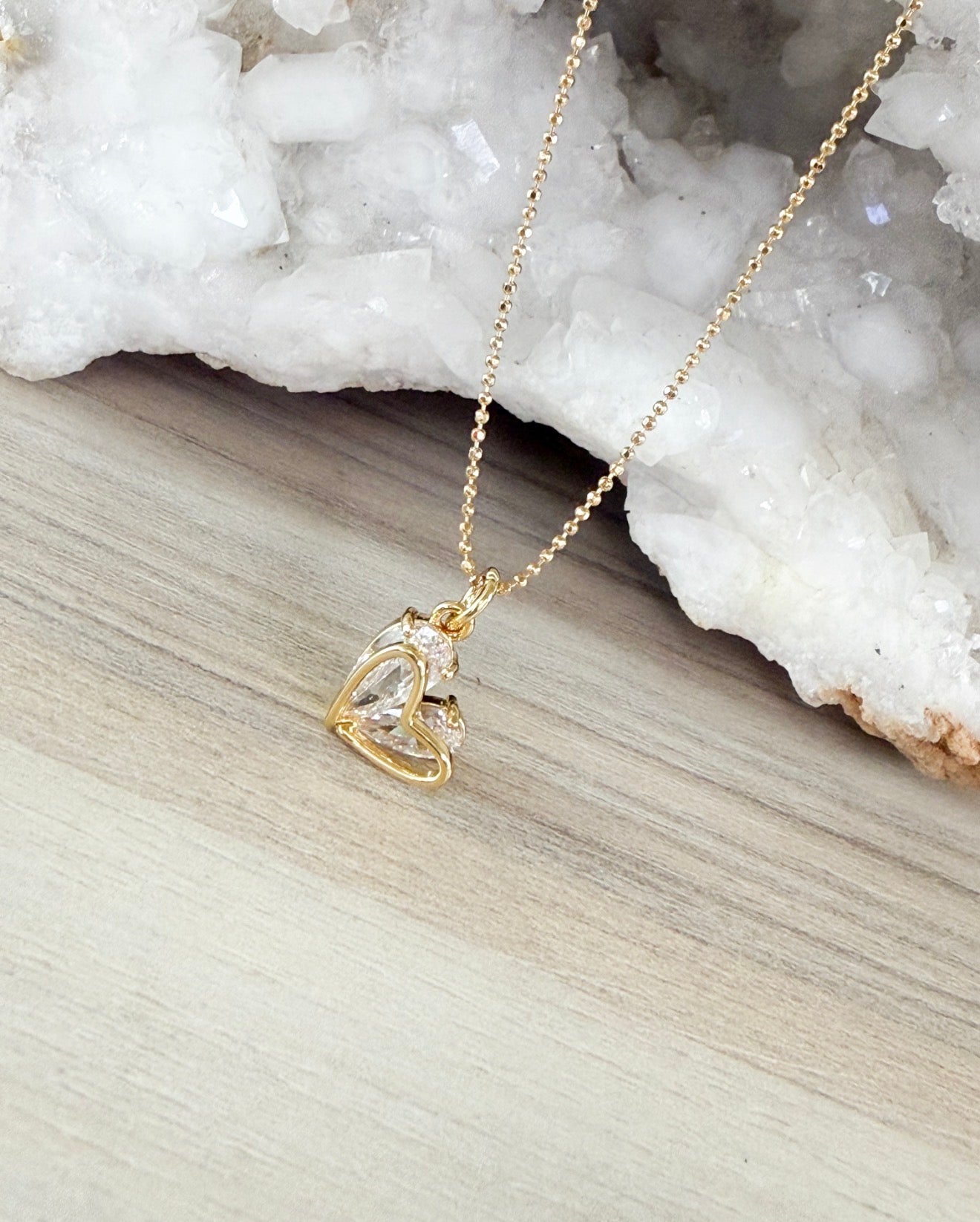 Cristal Heart Necklace