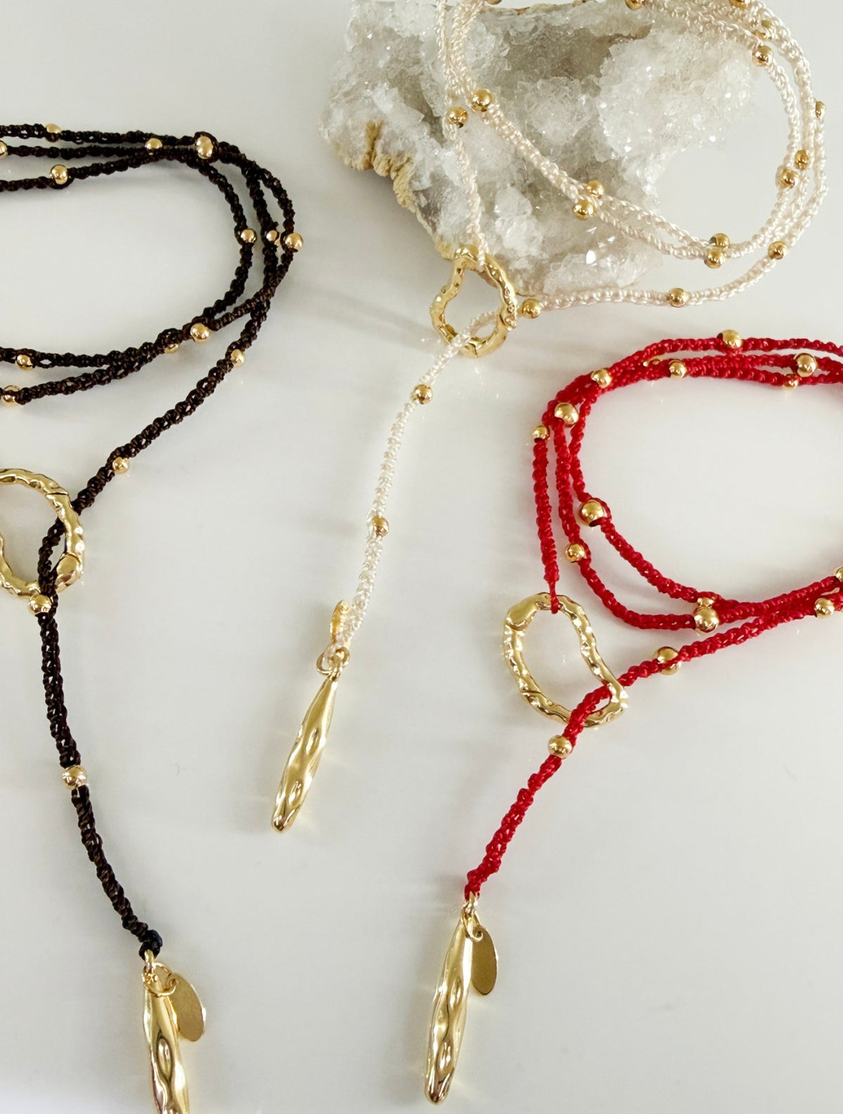 Crochet Lariat Necklace