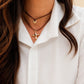 Oval Mini Donut CZ Pendant