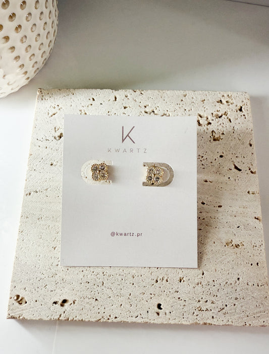 Clover Zirconia Stud 8mm