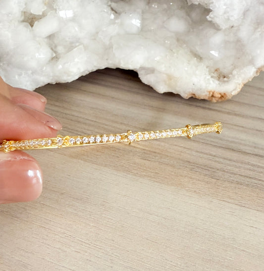 Star Zirconia Bangle