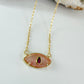 Rose Quartz Eye Necklace