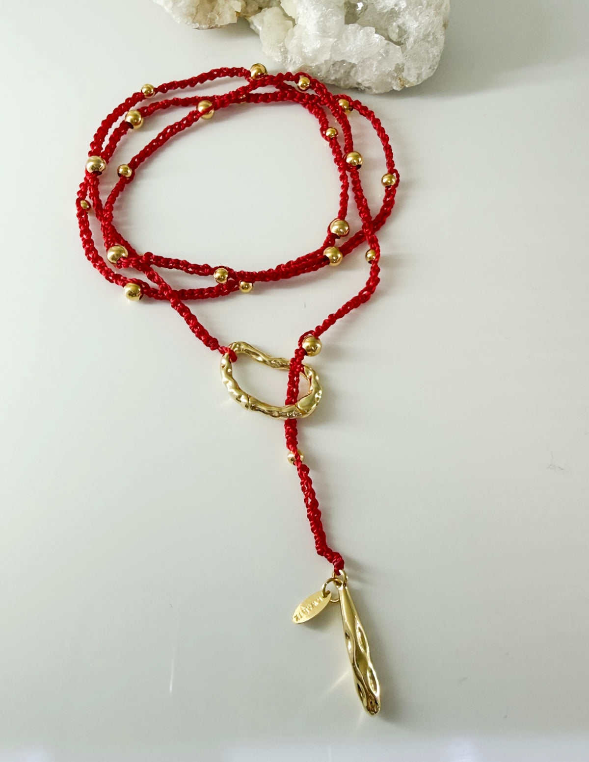 Crochet Lariat Necklace