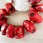 Red Bambú Necklace
