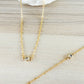 Mini Zirconia Round Necklace