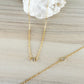 Mini Zirconia Round Necklace