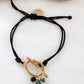 Toggle Agate Drop Bracelet
