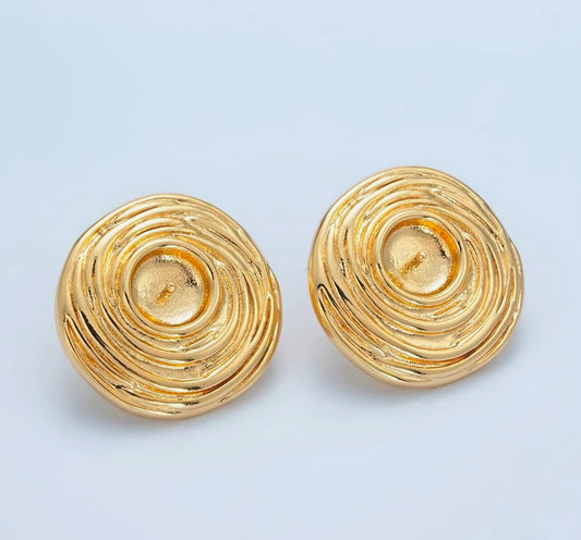 Circular Needle Earrings