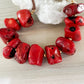 Red Bambú Necklace
