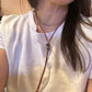 Puglia Donut Gemstone Lariat