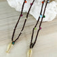 Crochet multicolor fish Necklace