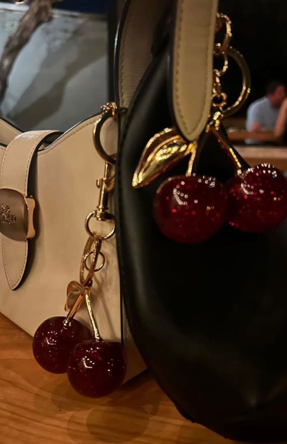 Cherries keychain