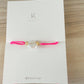 Coin Pearl  Fucsia Bracelet