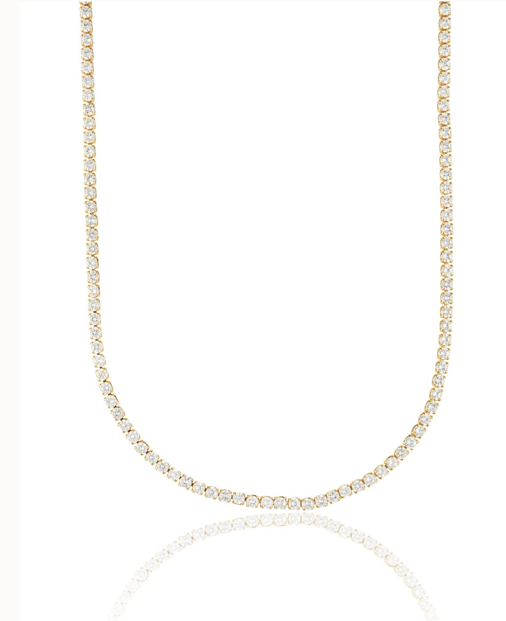 Tennis Lux Necklace 2mm (129)
