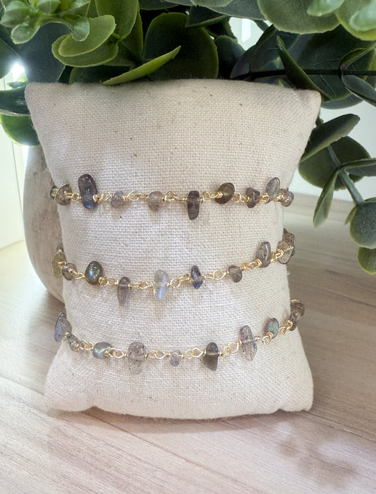 Labradorite Stone Bracelet