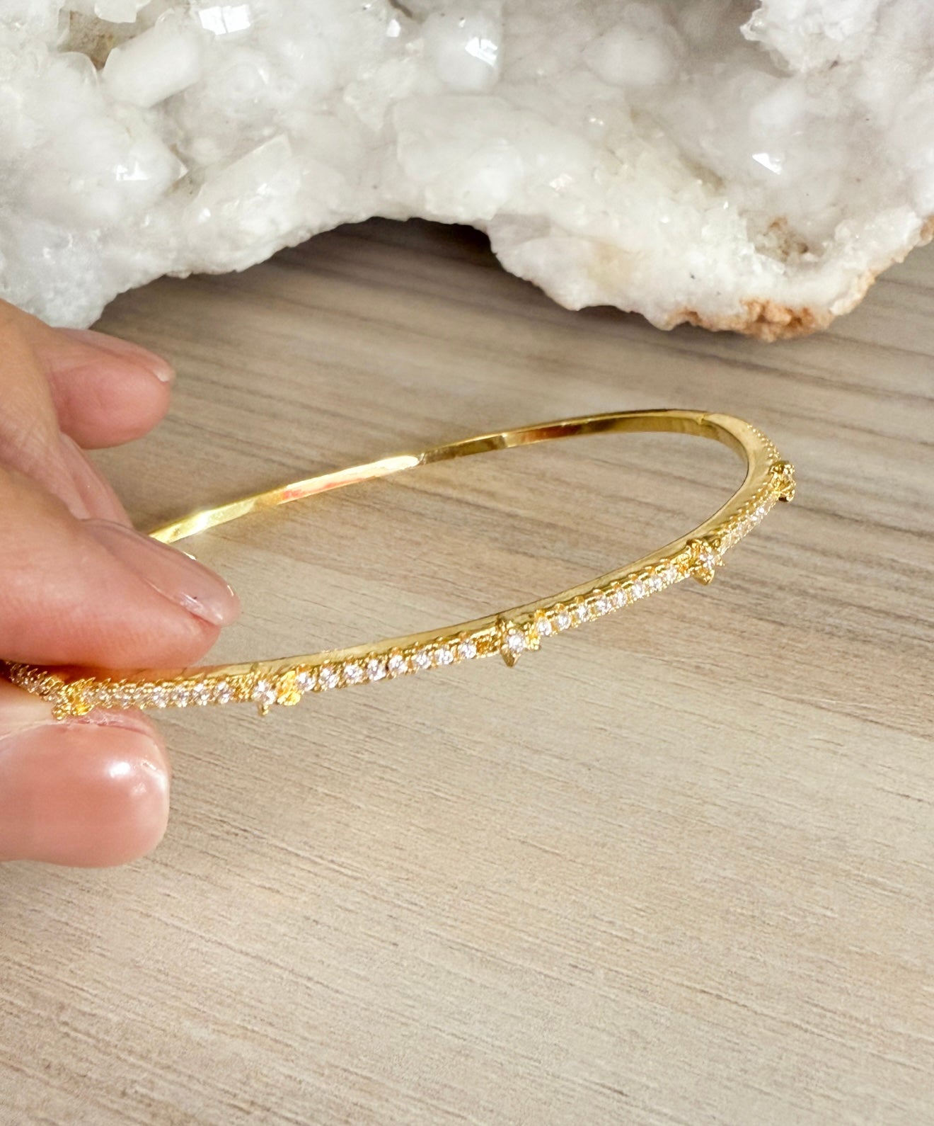 Star Zirconia Bangle