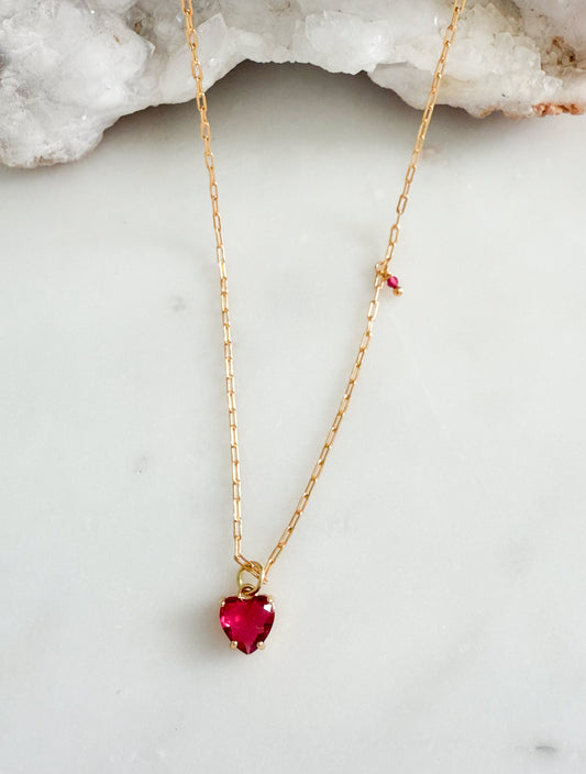 Rubí Heart Necklace