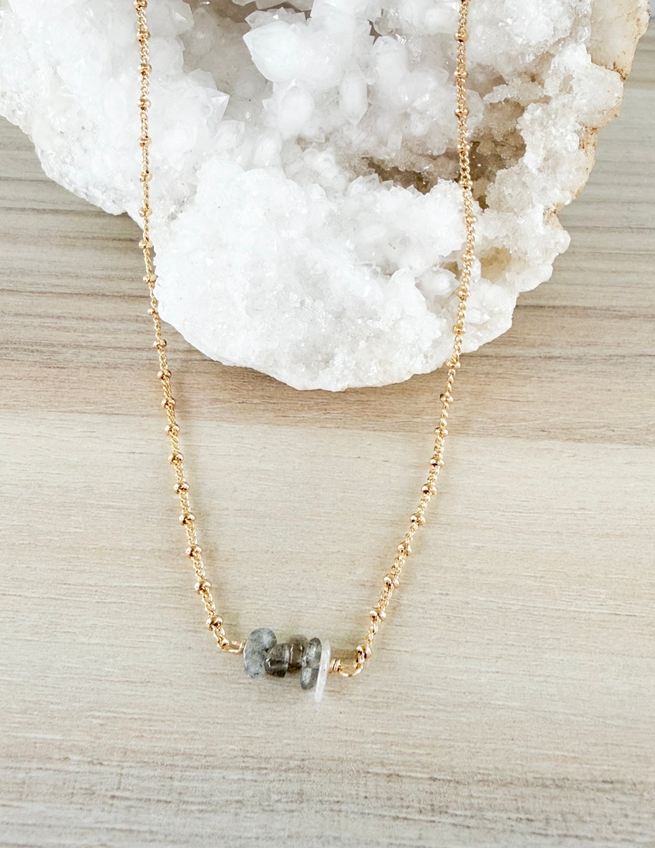 Labradorita simple Necklace