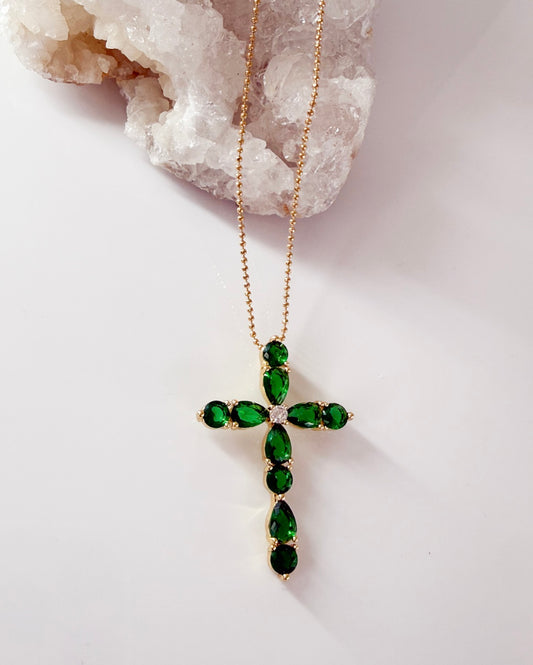 Cristal Cross Green