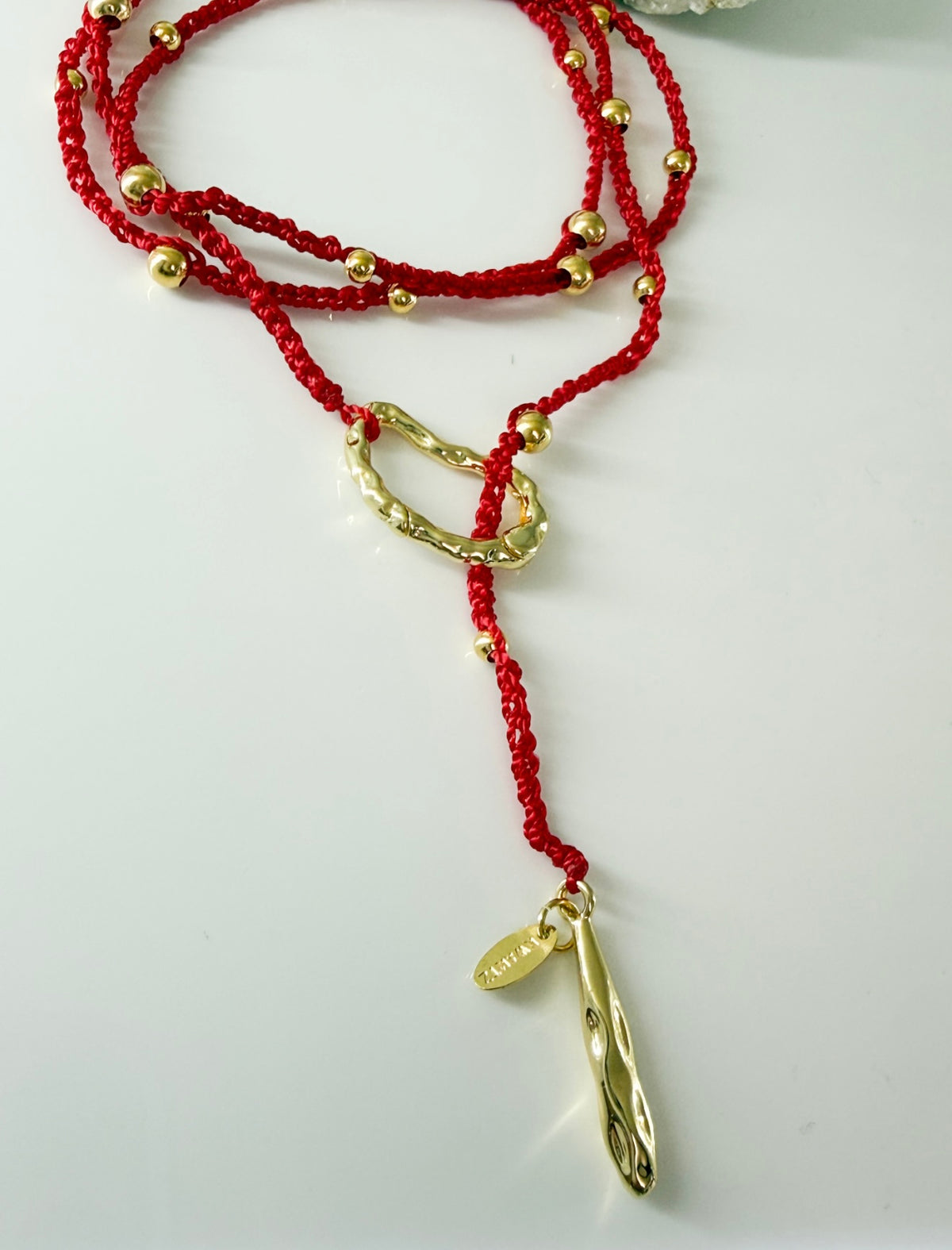 Crochet Lariat Necklace