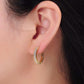 Baguette Zirconia Earrings