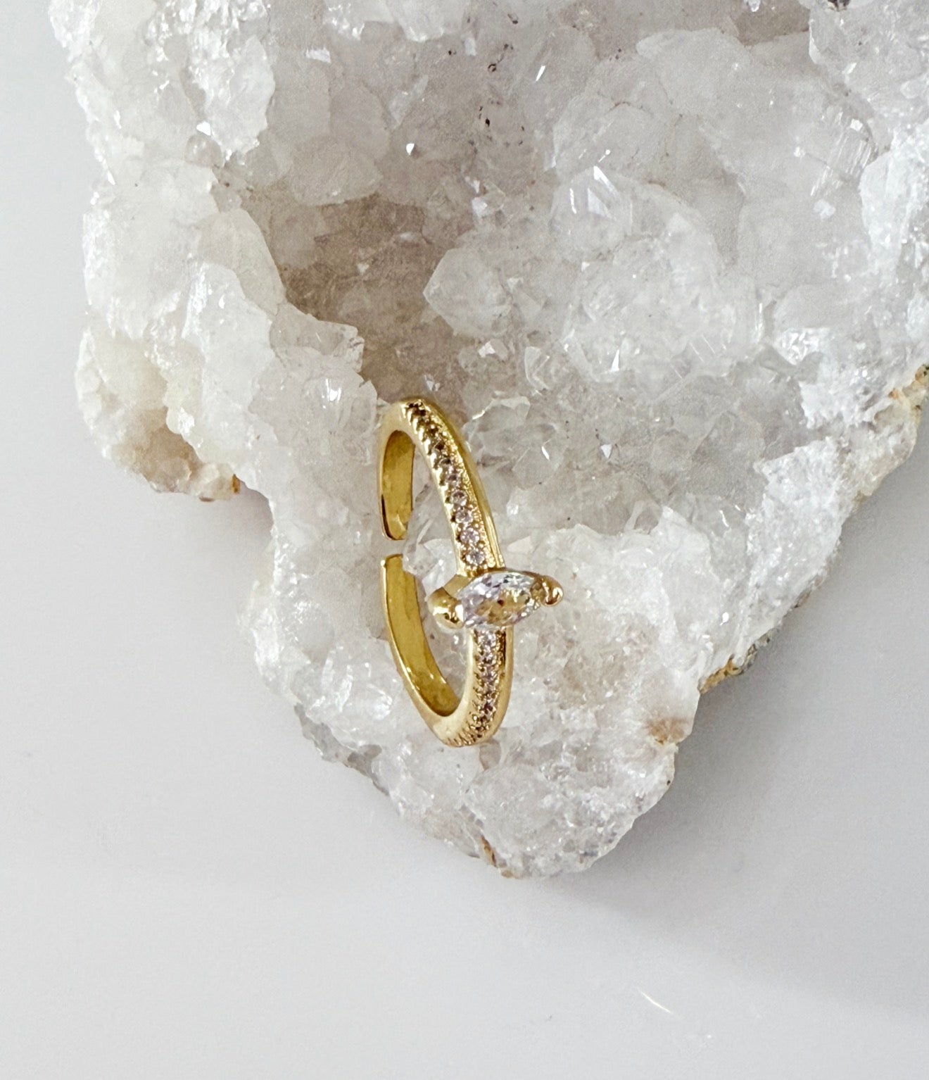 Clear Marquise Ring
